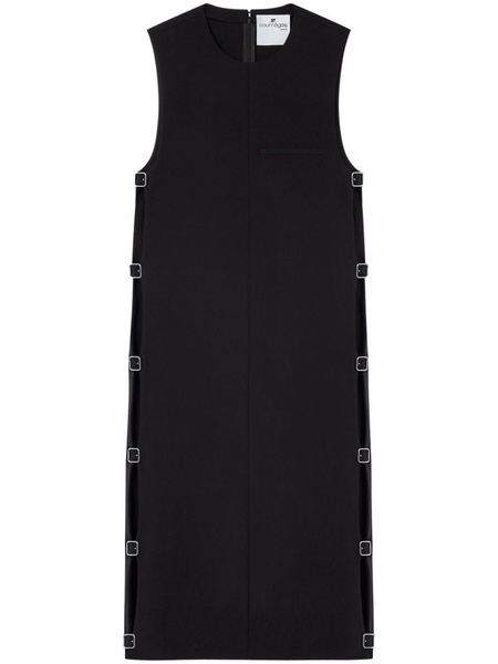 multi-strap midi dress