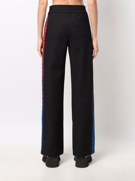 monogram-band track pants