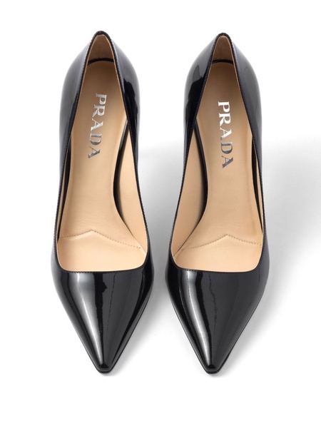 patent leather pumps