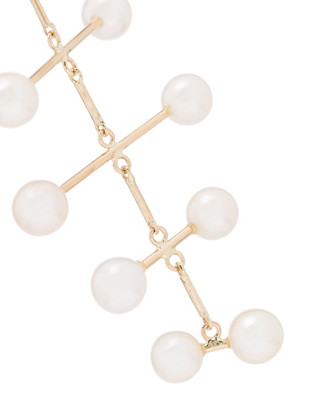 14kt yellow gold Blizzard Mobile pearl earring