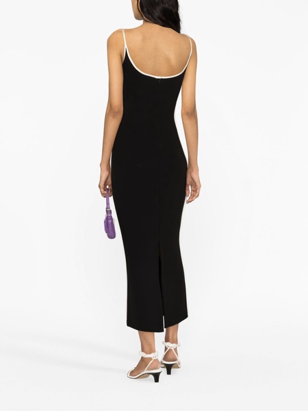 sweatheart-neck maxi dress