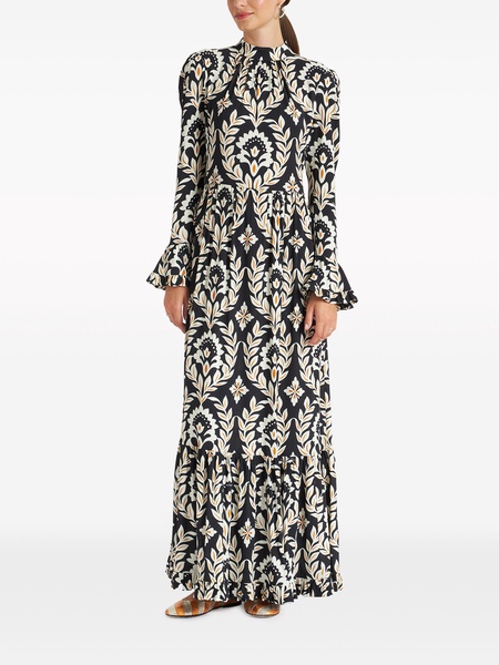 Visconti Ghirlanda-print maxi dress