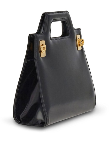 mini Wanda calf leather tote bag