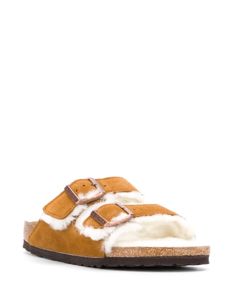 shearling sandals