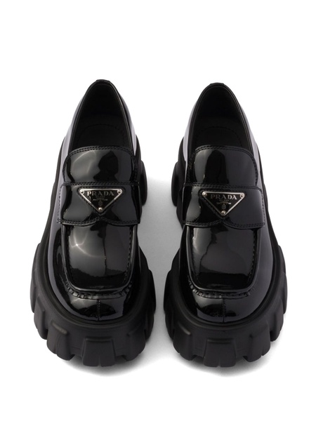 Monolith patent leather loafers