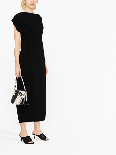 Blathine asymmetric midi dress