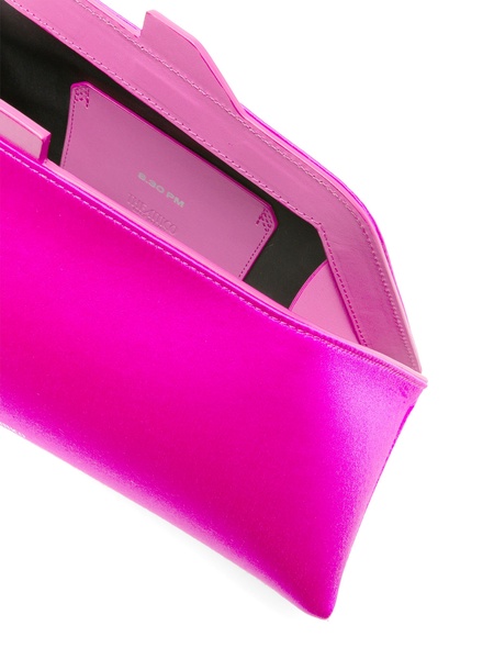 8.30PM satin-finish clutch bag