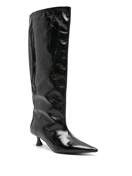 45mm knee-high mid-heel boots