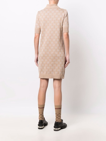 GG-jacquard polo dress