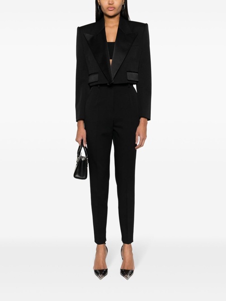 tailored cropped blazer