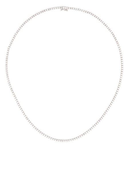 18kt white gold diamond Hepburn choker necklace