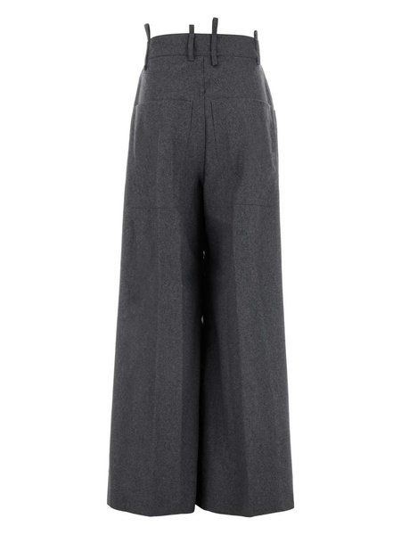 wool wide-leg trousers