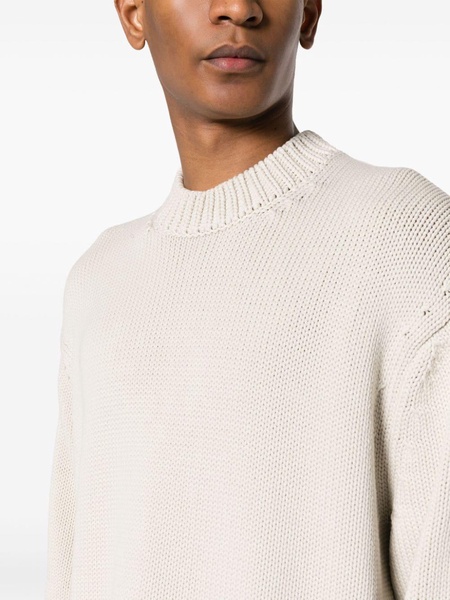 Aire ribbed-knit cotton blend jumper