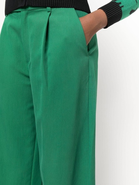 Drapey Suiting wide-leg tailored trousers