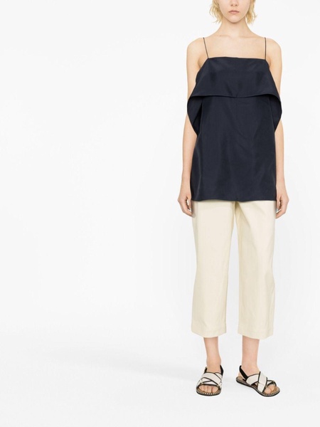 draped silk camisole top