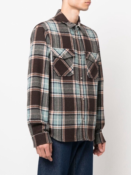 Alaskan Melton plaid-check shirt