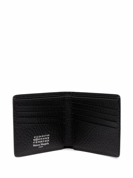 four-stitch leather card holder