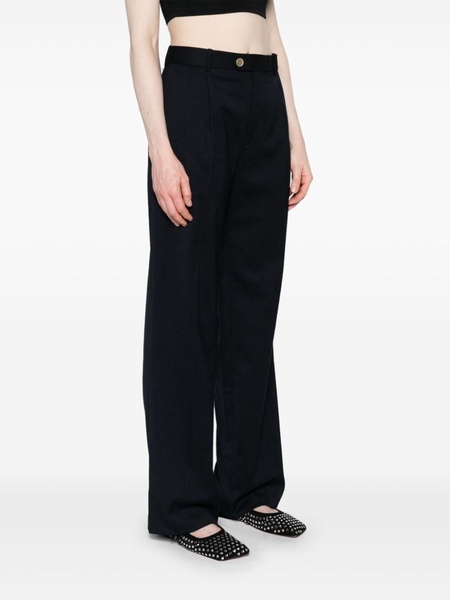 pleat-detail tailored trousers 