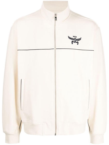 Essential logo-embroidered track jacket