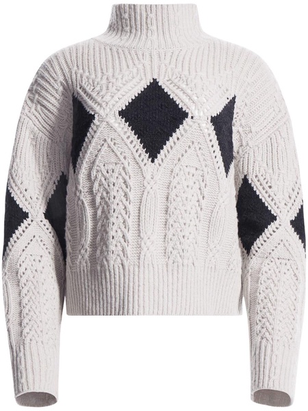 Grady cable-knit jumper