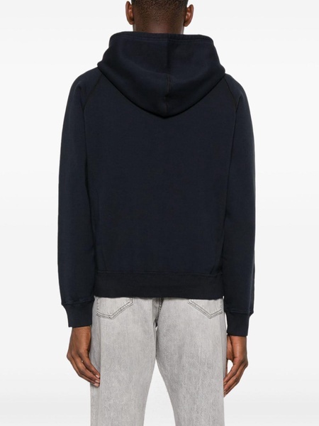 cotton zip-up hoodie