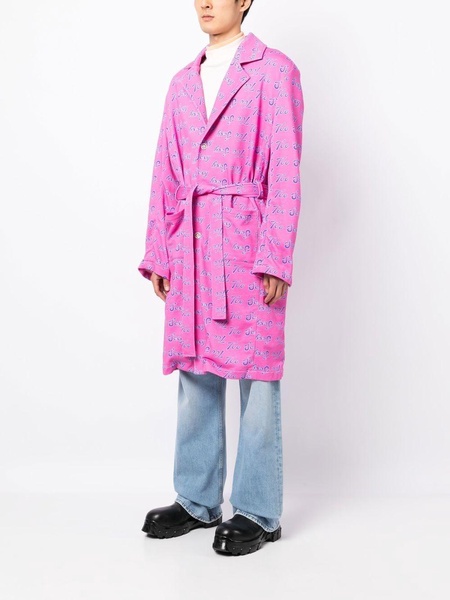 Too Sexy-print coat 