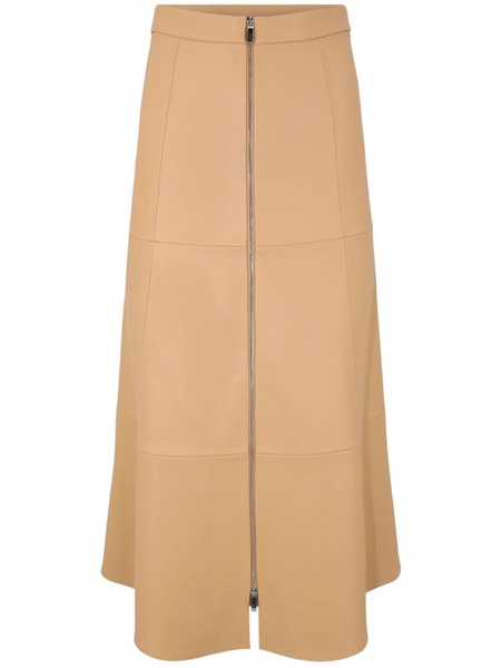 Kova zipped midi skirt