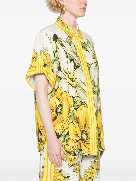 Gisela printed linen shirt 