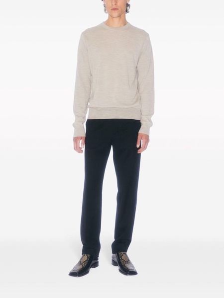 merino wool crew-neck jumper