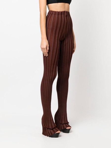 Katrine ribbed-knit leggings 