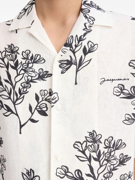 La Chemise Jean floral-print shirt