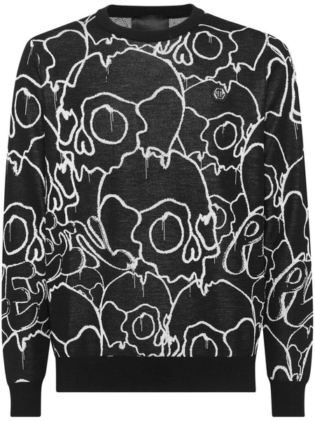 Dripping Skull jumper