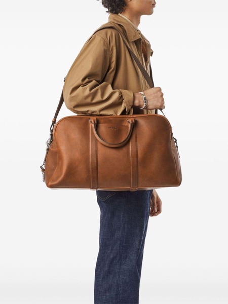 Runwell leather duffle bag