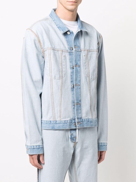 reversible denim trucker jacket