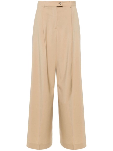 mid-rise palazzo trousers 