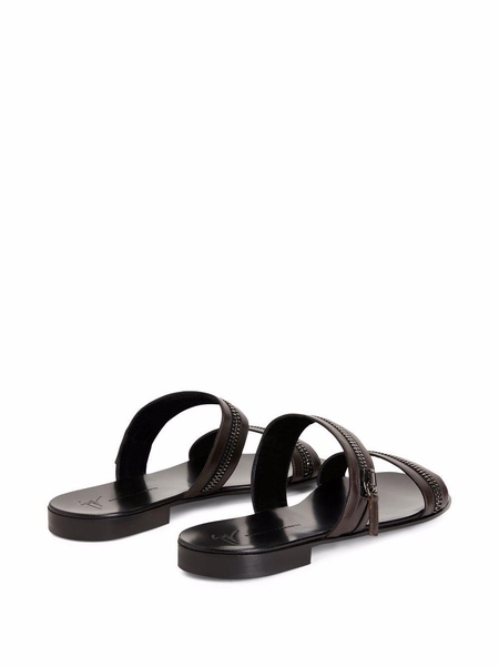 Brad zip-detail sandals