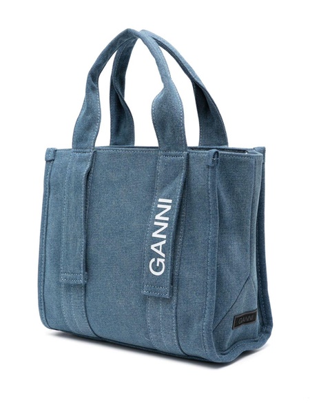 Tech denim tote bag