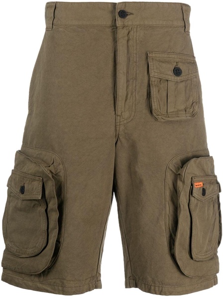 logo-patch cargo shorts