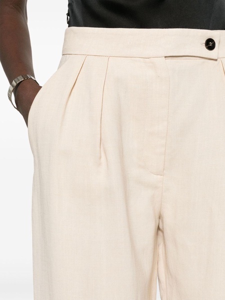 tailored wide-leg trousers