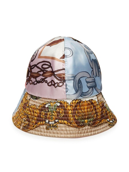 baroque-print bucket hat