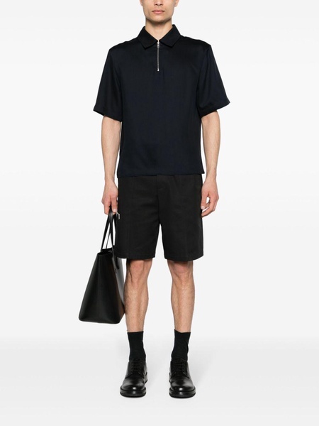 half-zip polo shirt