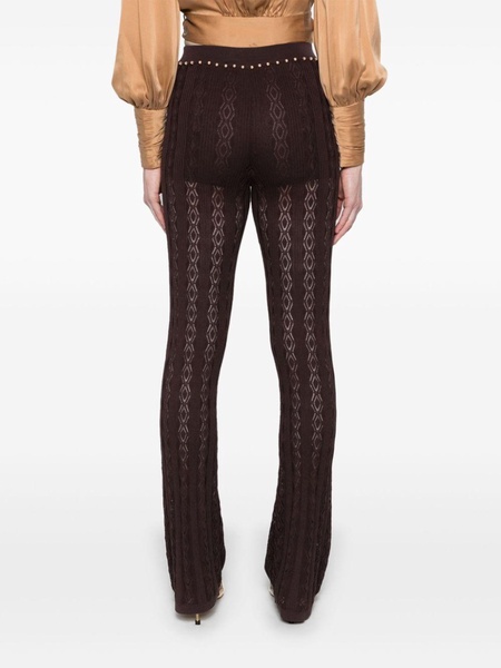 x Louis Barthélemy graphic-print knitted trousers