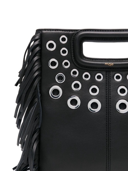 M eyelet-embellished tote bag