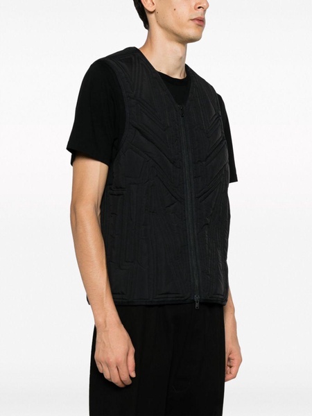 x Adidas quilted zip-up vest