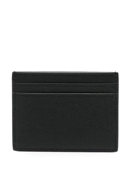 Cassandre-logo leather cardholder