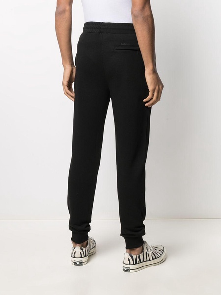 cotton-blend track pants