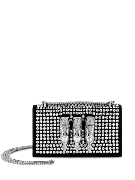 small crystal-embellished shoulder bag