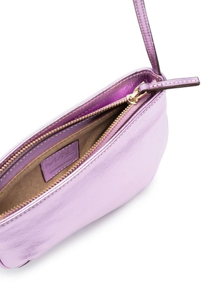 Curve leather shoulder bag