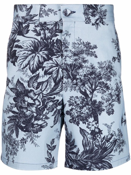 floral-print Bermuda shorts