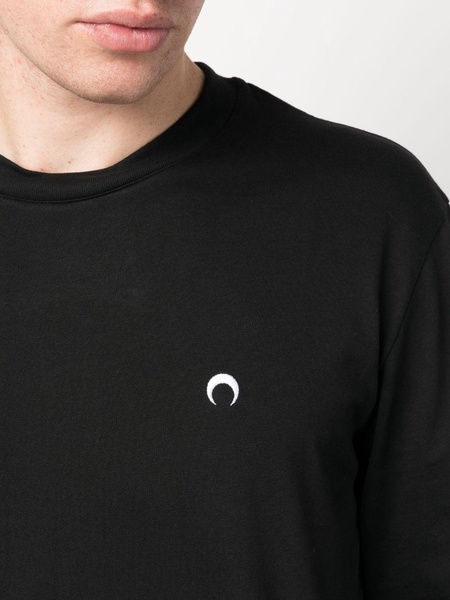 logo-embroidered crew-neck sweatshirt